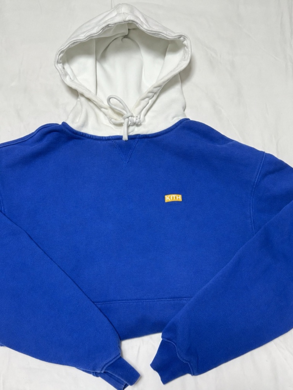Kith Color-Blocked Madison Blue Hoodie in Stadium Colorway